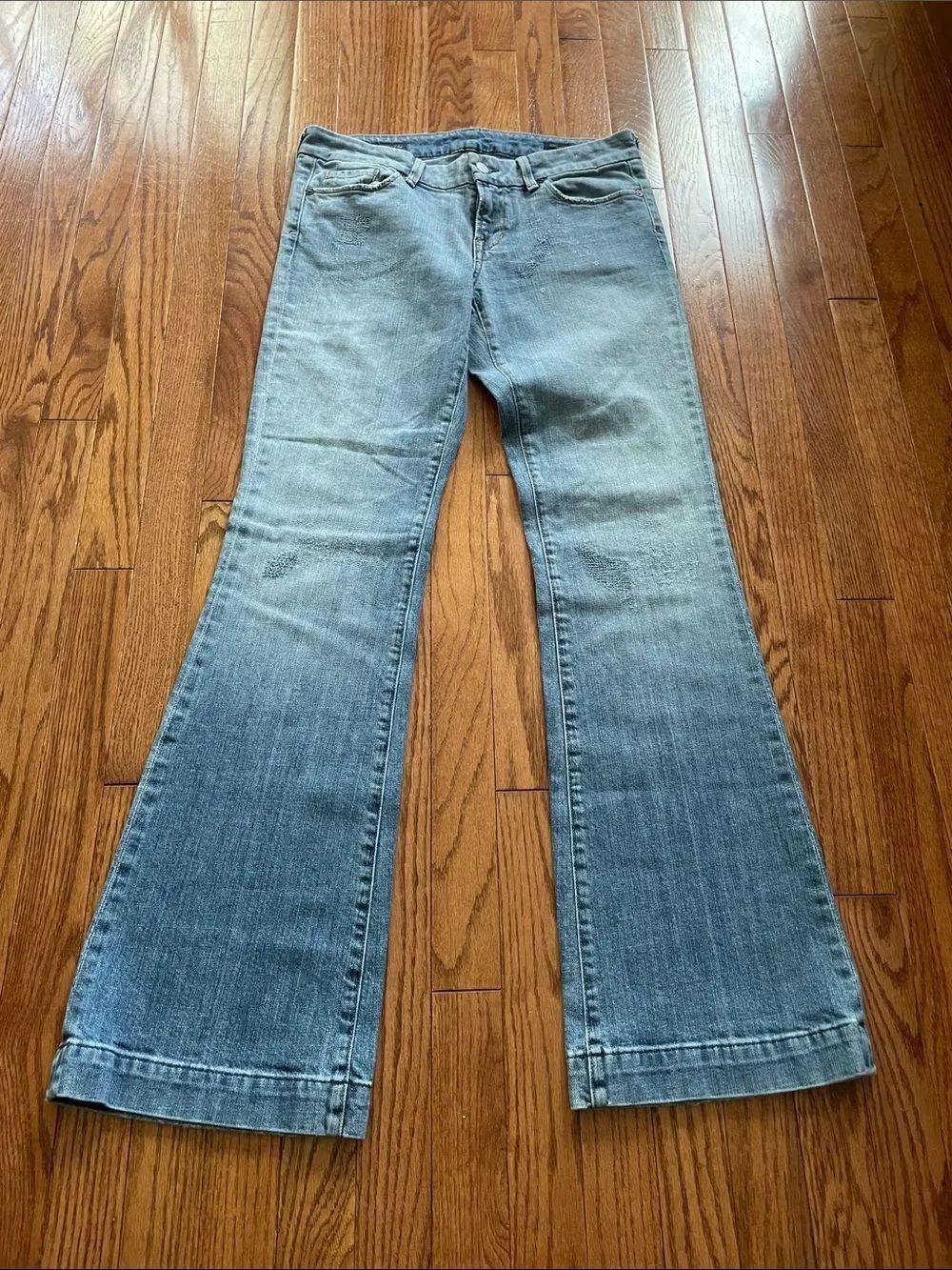 Citizens of Humanity Light Wash Danaway 87 Low Waist Full Leg Jeans Sz 31